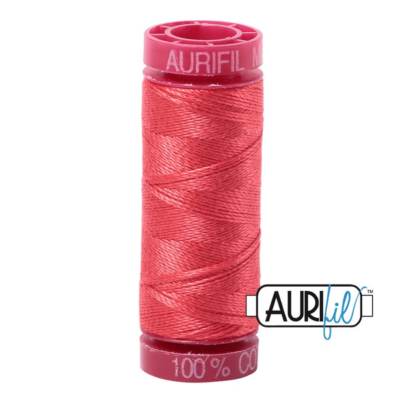 5002 Medium Red | 12wt Cotton Thread - 54 yds