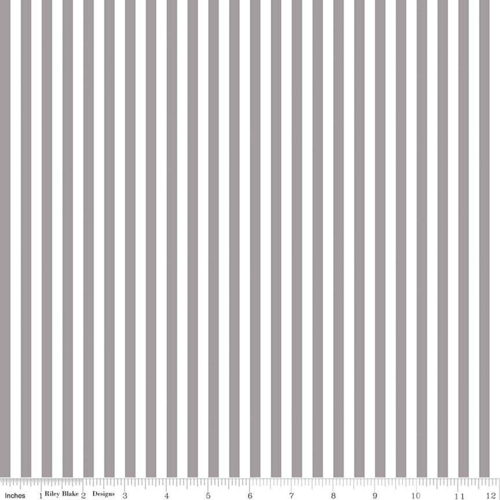 1/4" Stripe Gray | Stripes