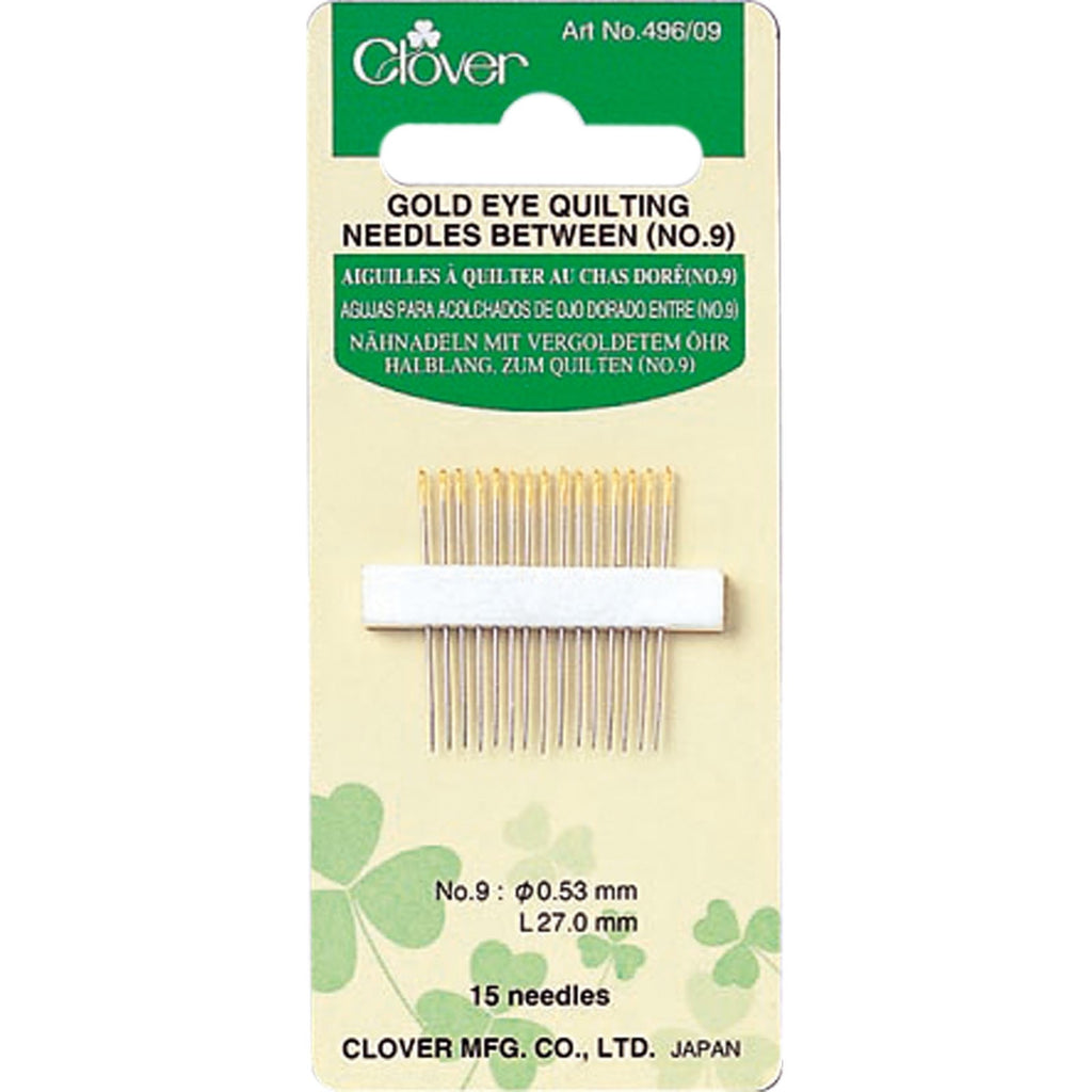 Gold Eye Quilting Needles Between | Size No. 9