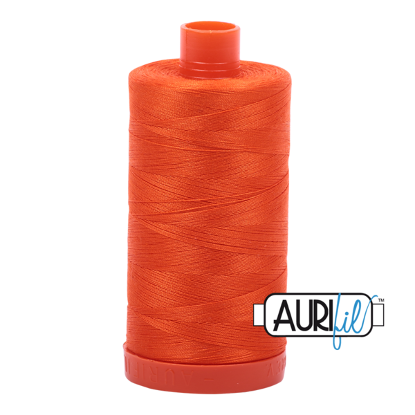1104 Neon Orange | 50wt Cotton Thread - 1422 yds