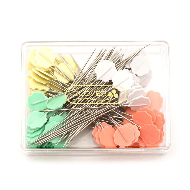 Flower Head Pins Boxed | Assorted Colours | 100 ct