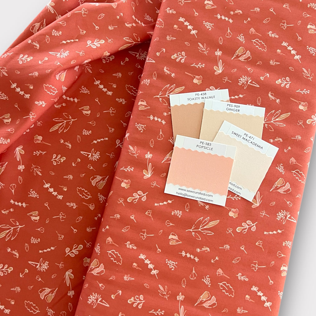 Peace Garden Quilt Kit * TOP * | Throw Size | Autumn Blossom 3-Colour Twist