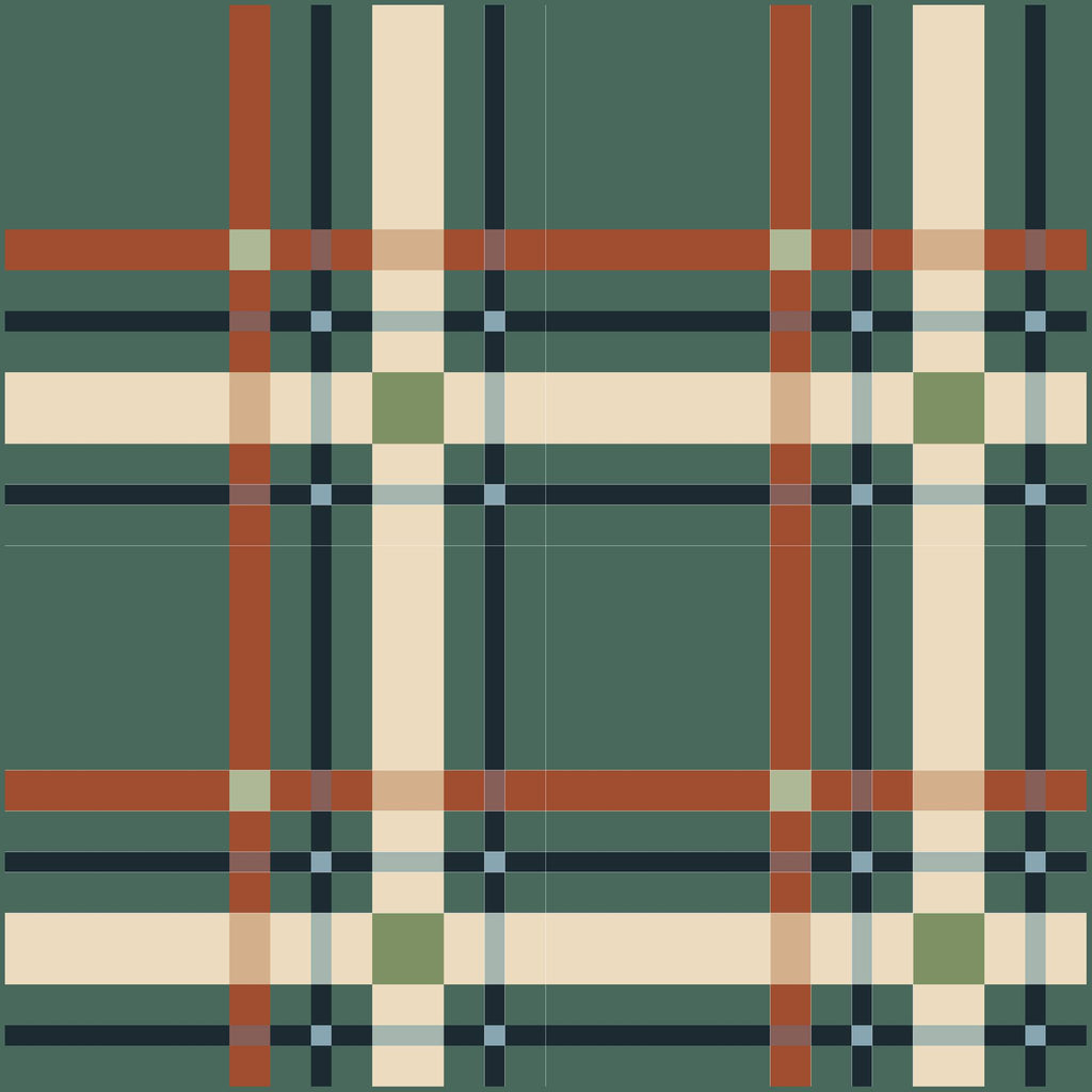 Custom ~ Quilt Kits for Upscale Plaid, Karnak, Church Window