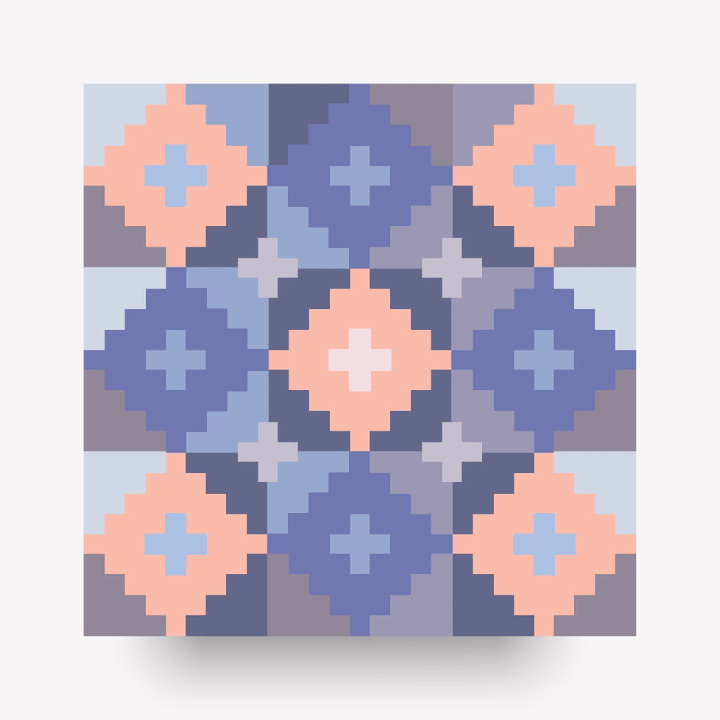 Look Up Quilt Kit * TOP * | Throw Size | Purple Sunset