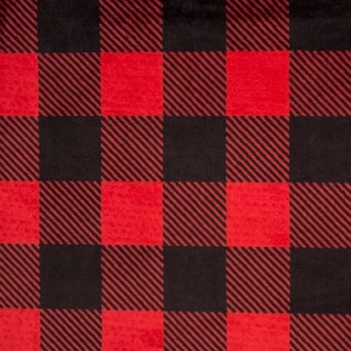 Buffalo Plaid Minky * .5 yards