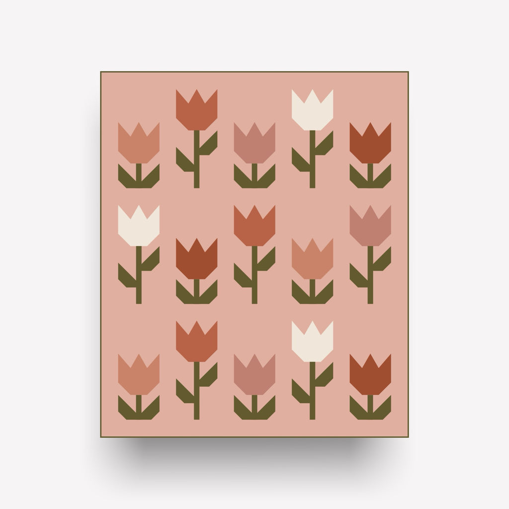 Paper Tulips Quilt Kit * TOP * | Crib Size | Rosie Palette