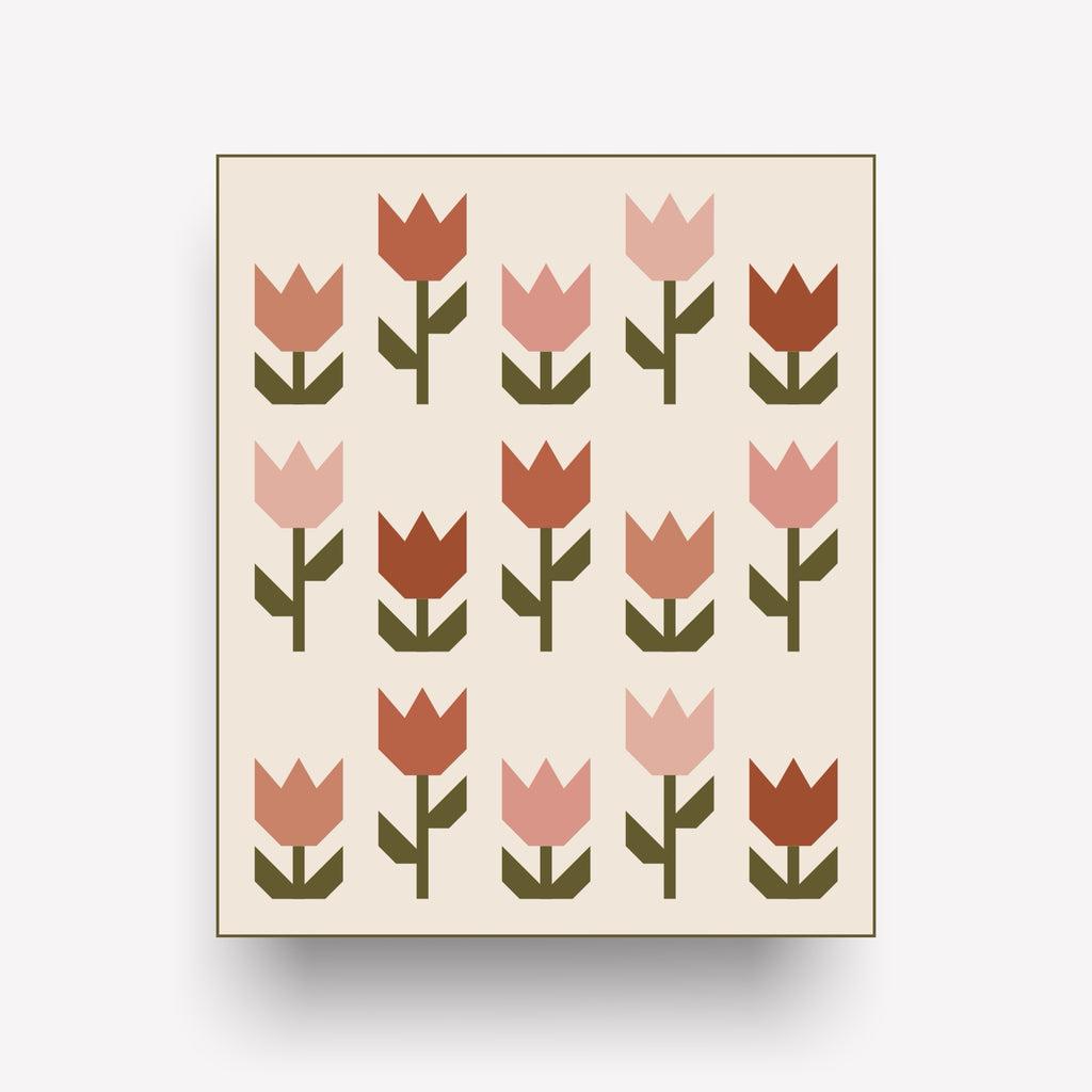 Paper Tulips Quilt Kit * TOP * | Crib Size | Rosie Palette