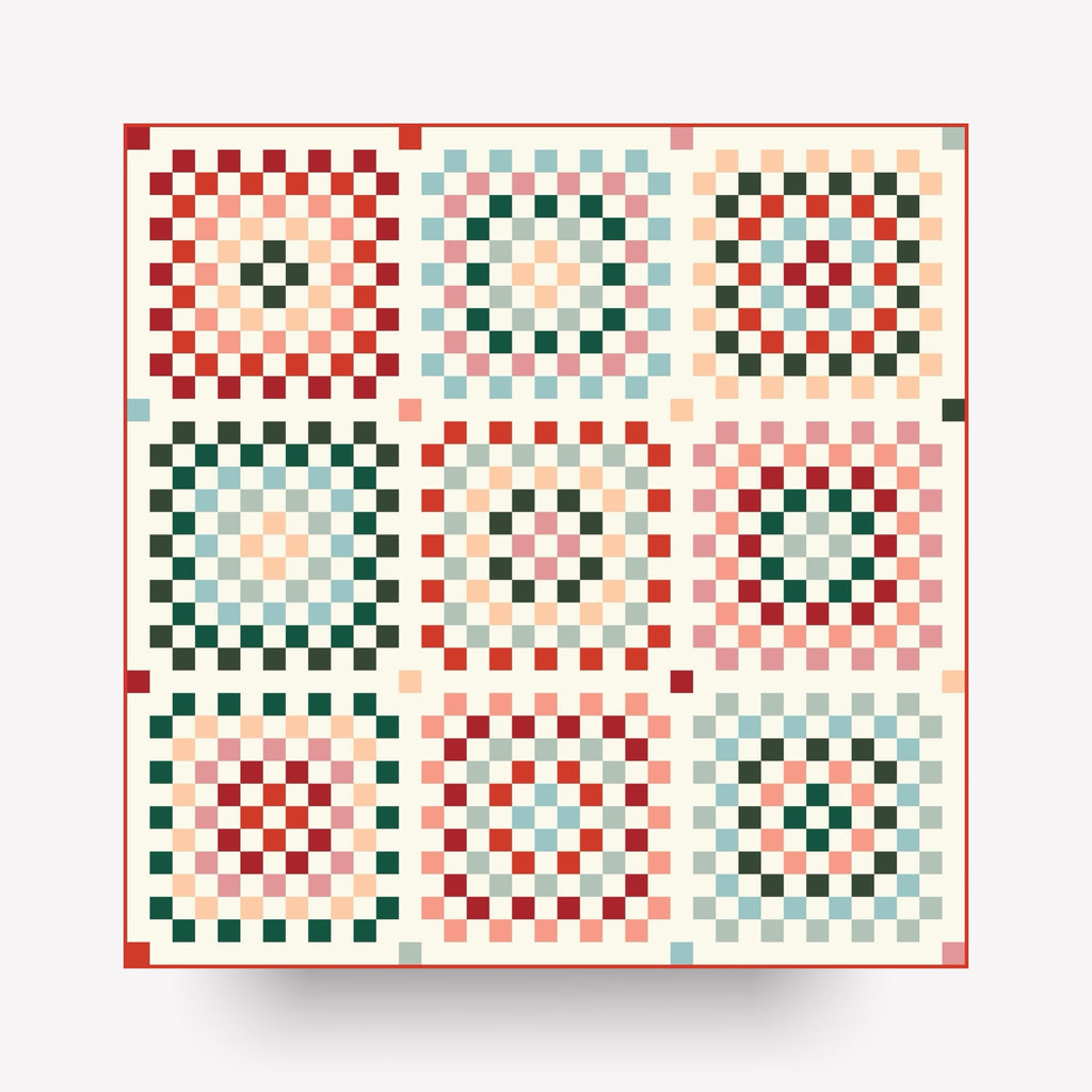 Granny Patch Quilt Kit * TOP * | Small Throw Size | Sew Curated Christmas in the Cabin