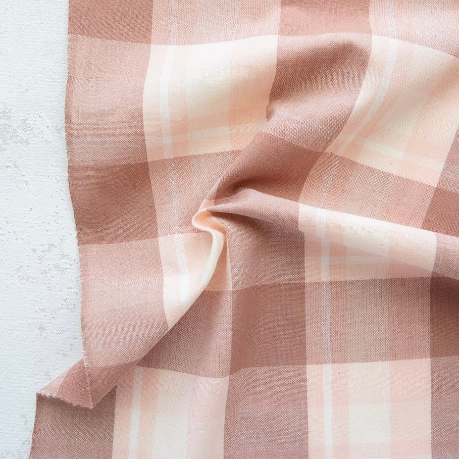 Cherry Blossom Arcade Plaid Woven | FQ