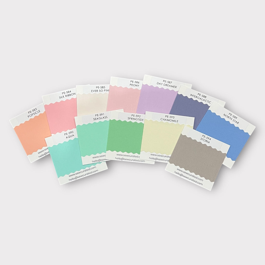 Supplementary Swatch Set | Spring 2025 | PE 583-594