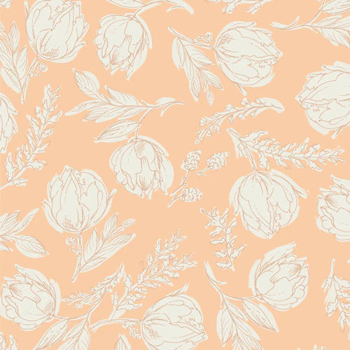 MC301-BA3 Penny Cress Garden - Agnes - Blazing Autumn Fabric