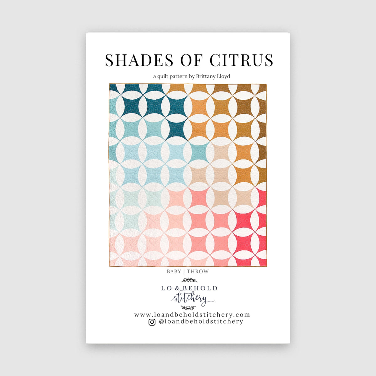 Citrus Quilt Pattern, Size: 42