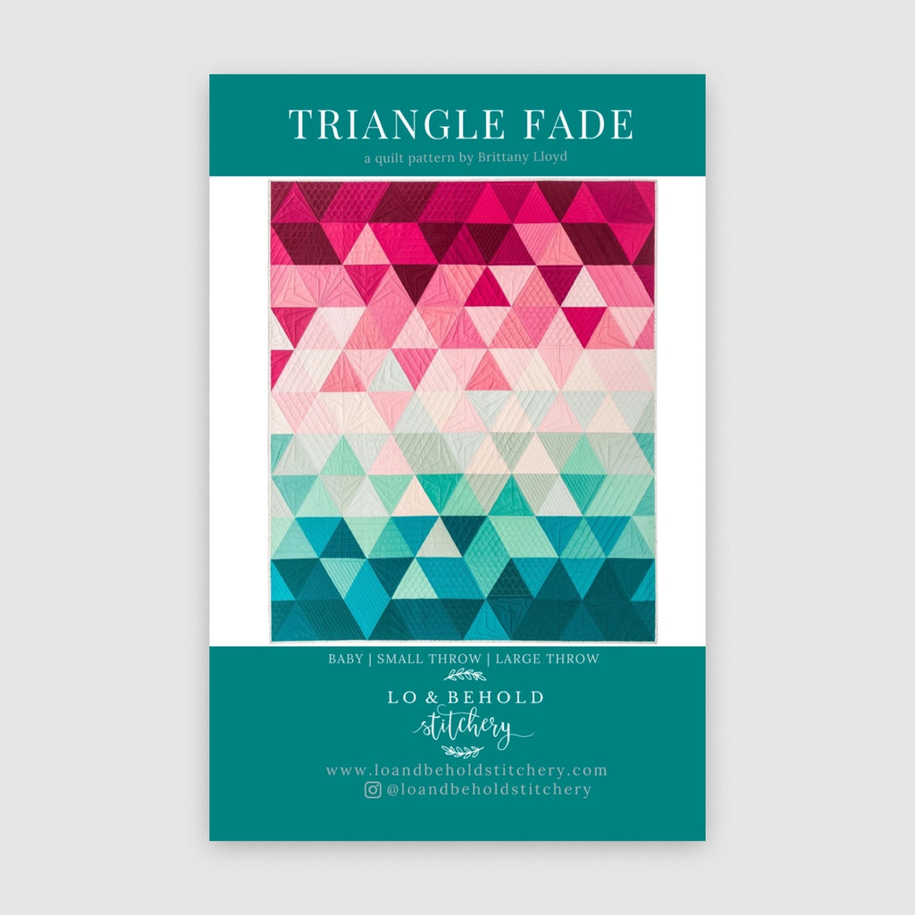 Triangle Fade Quilt Pattern