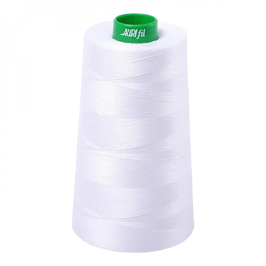 2021 Natural White | 40wt Cotton Thread - 5140 yds Cone | Sew Curated